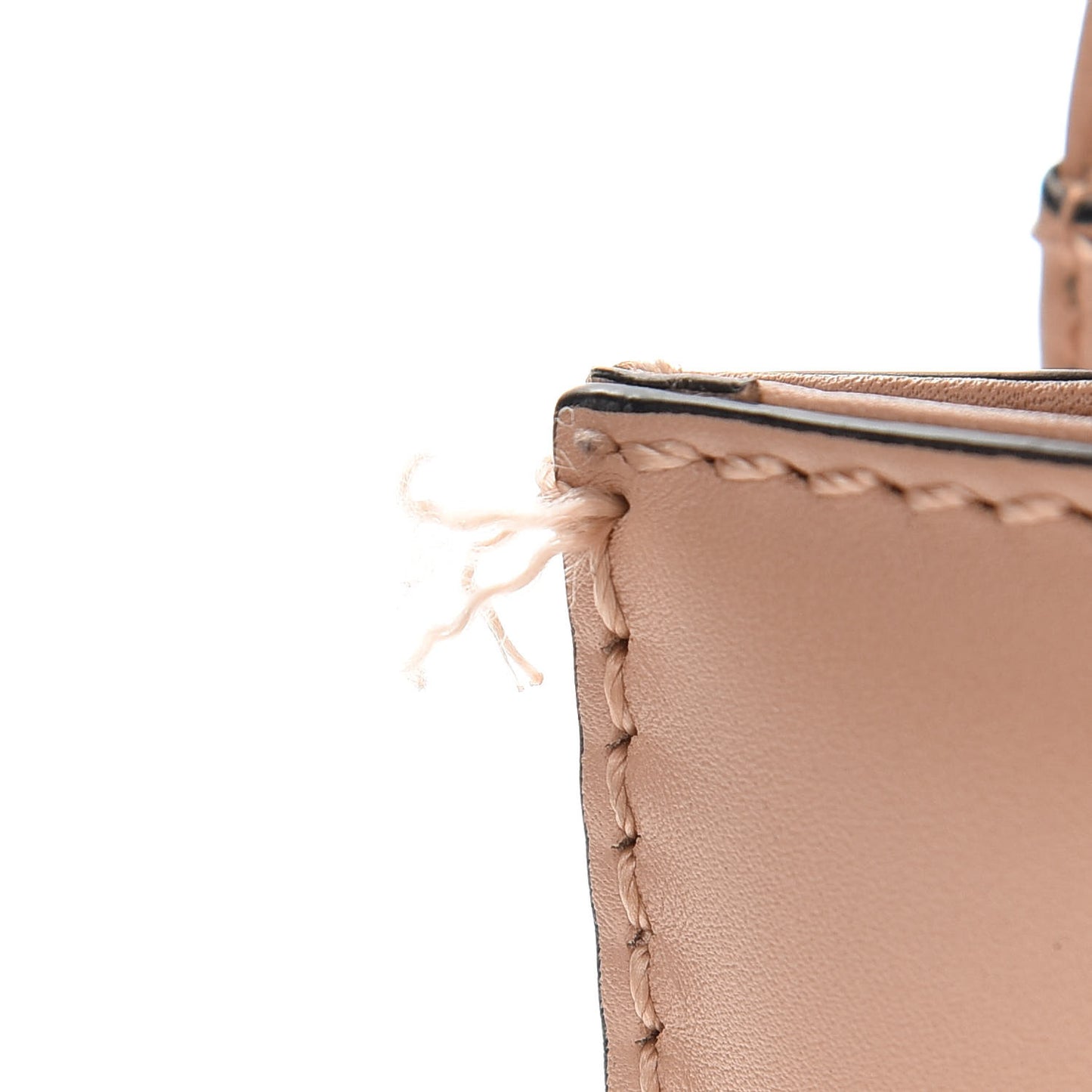 Vitello Small Glam Lock Rockstud Flap Skin Sorbet