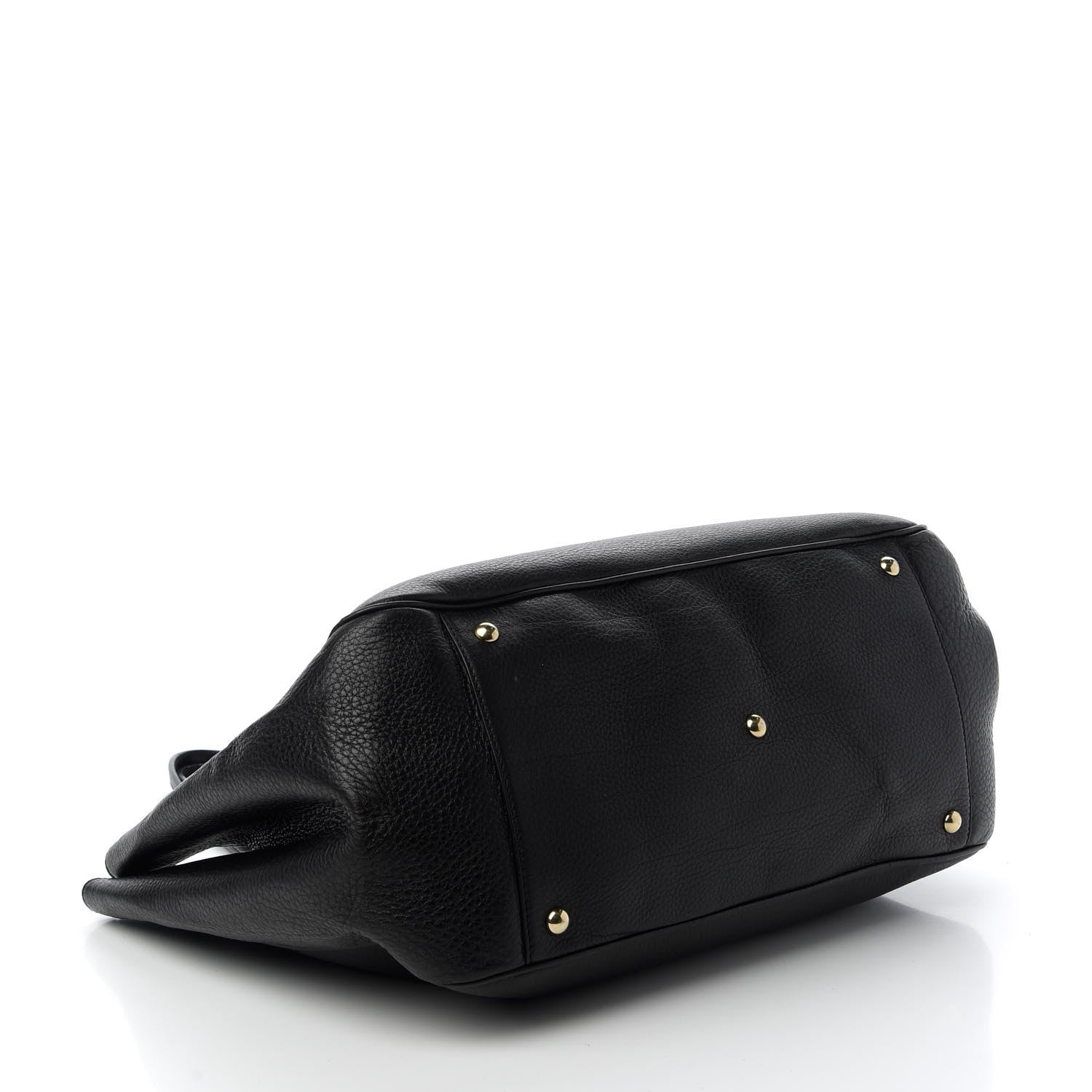 Gucci Calfskin Tote Black 4 of 10