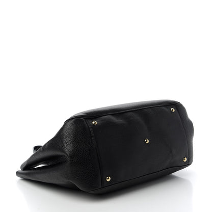 Gucci Calfskin Tote Black 4 of 10