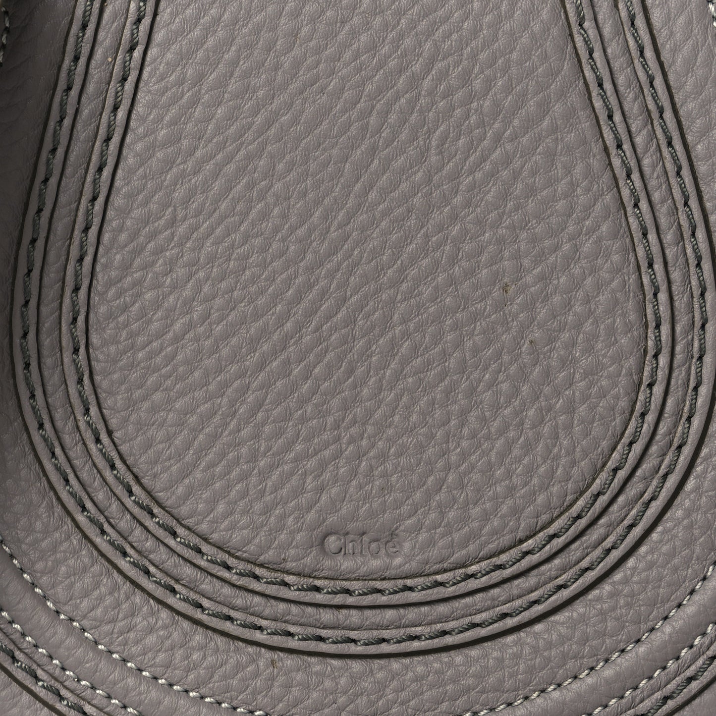Calfskin Mini Marcie Round Crossbody Bag Cashmere Grey