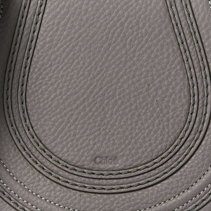 Chloe Calfskin Mini Marcie Round Crossbody Bag Cashmere Grey 9 of 11