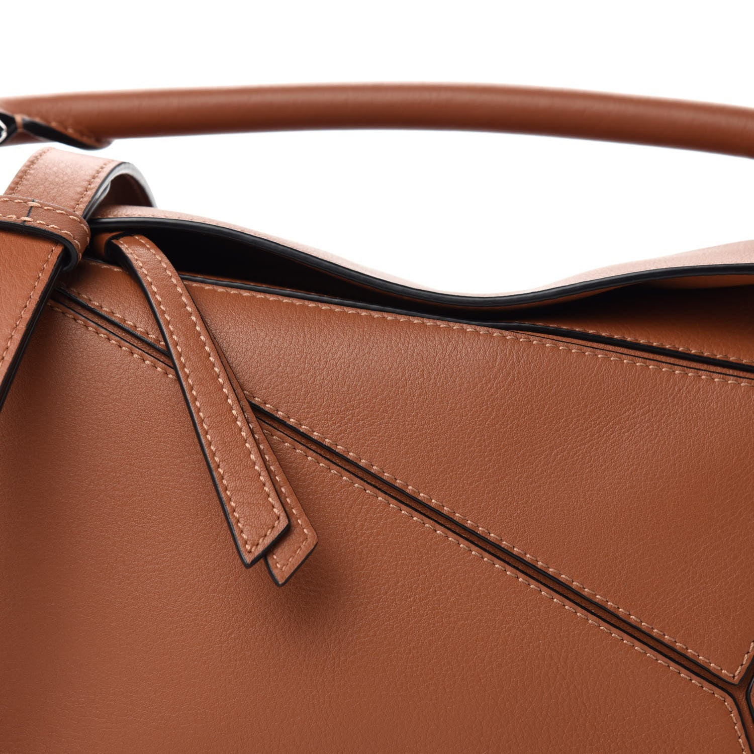Loewe Calfskin Small Puzzle Bag Tan 9 of 9