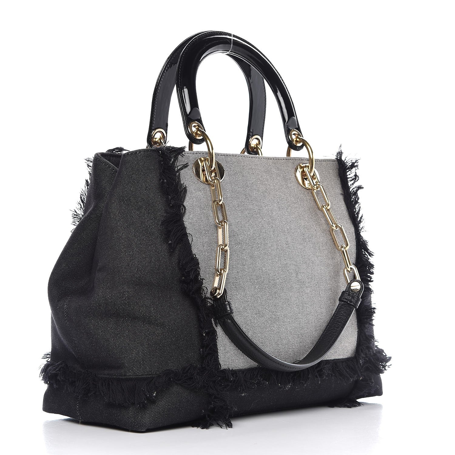 Christian Dior Denim Dior D Light Tote Multi 4 of 8