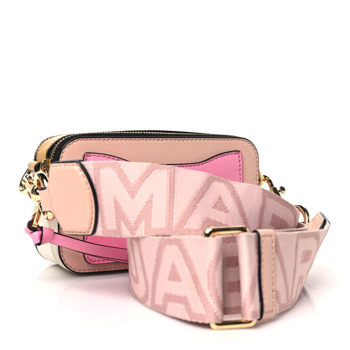 Saffiano Small Snapshot Camera Bag Rose Multicolor