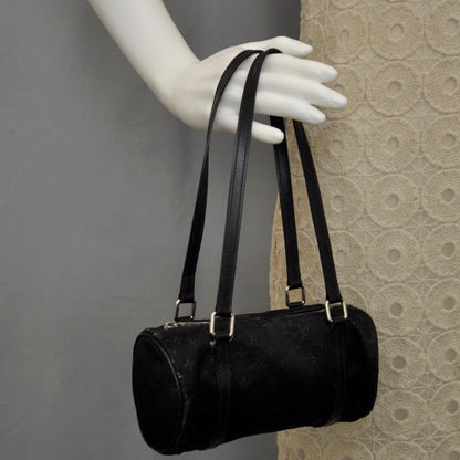 Louis Vuitton Satin Monogram Mini Papillon Black 2 of 7