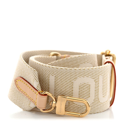 Louis Vuitton Jacquard High Rise Shoulder Strap Beige 1 of 3