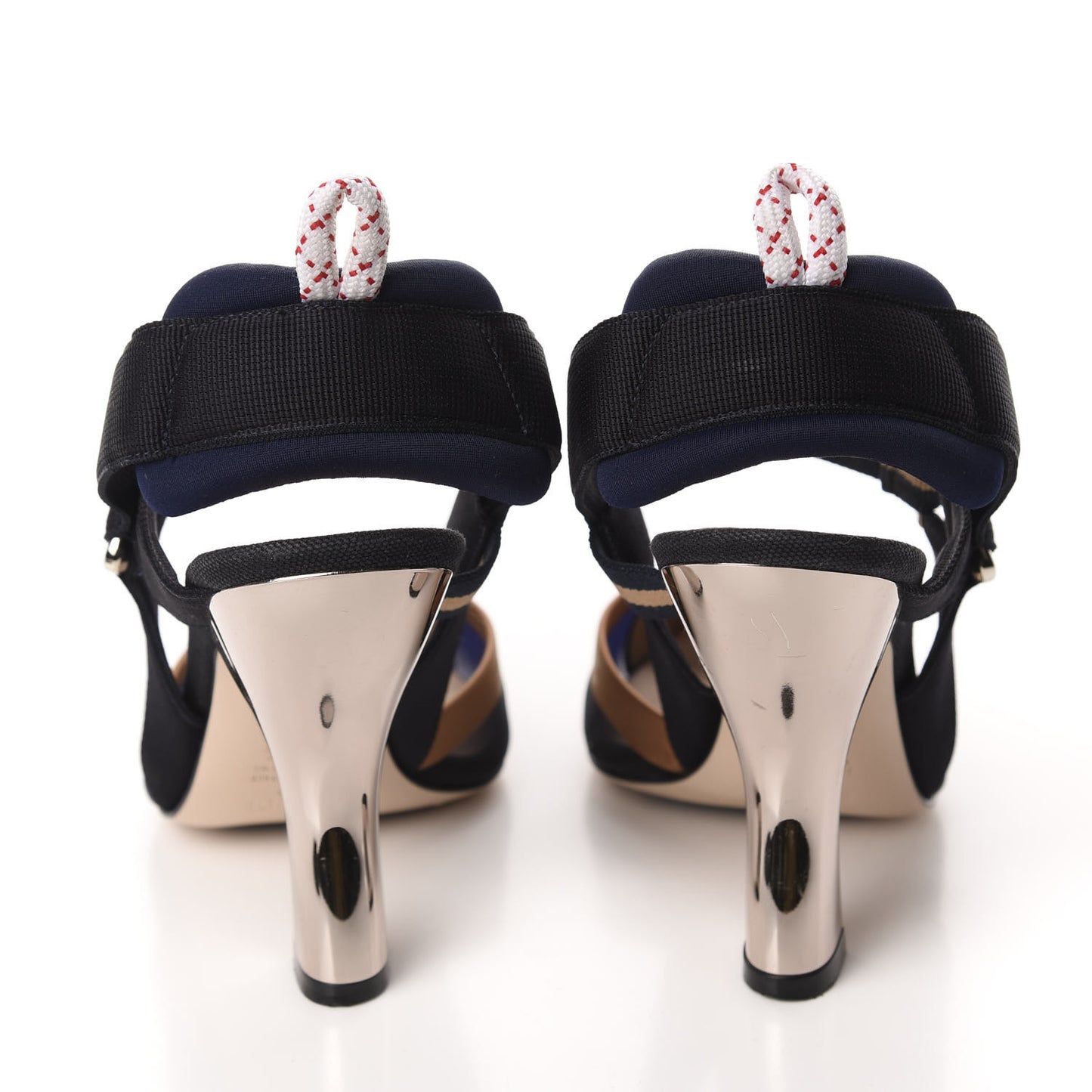 Technical Mesh FF Colibri Slingback Pumps 35.5