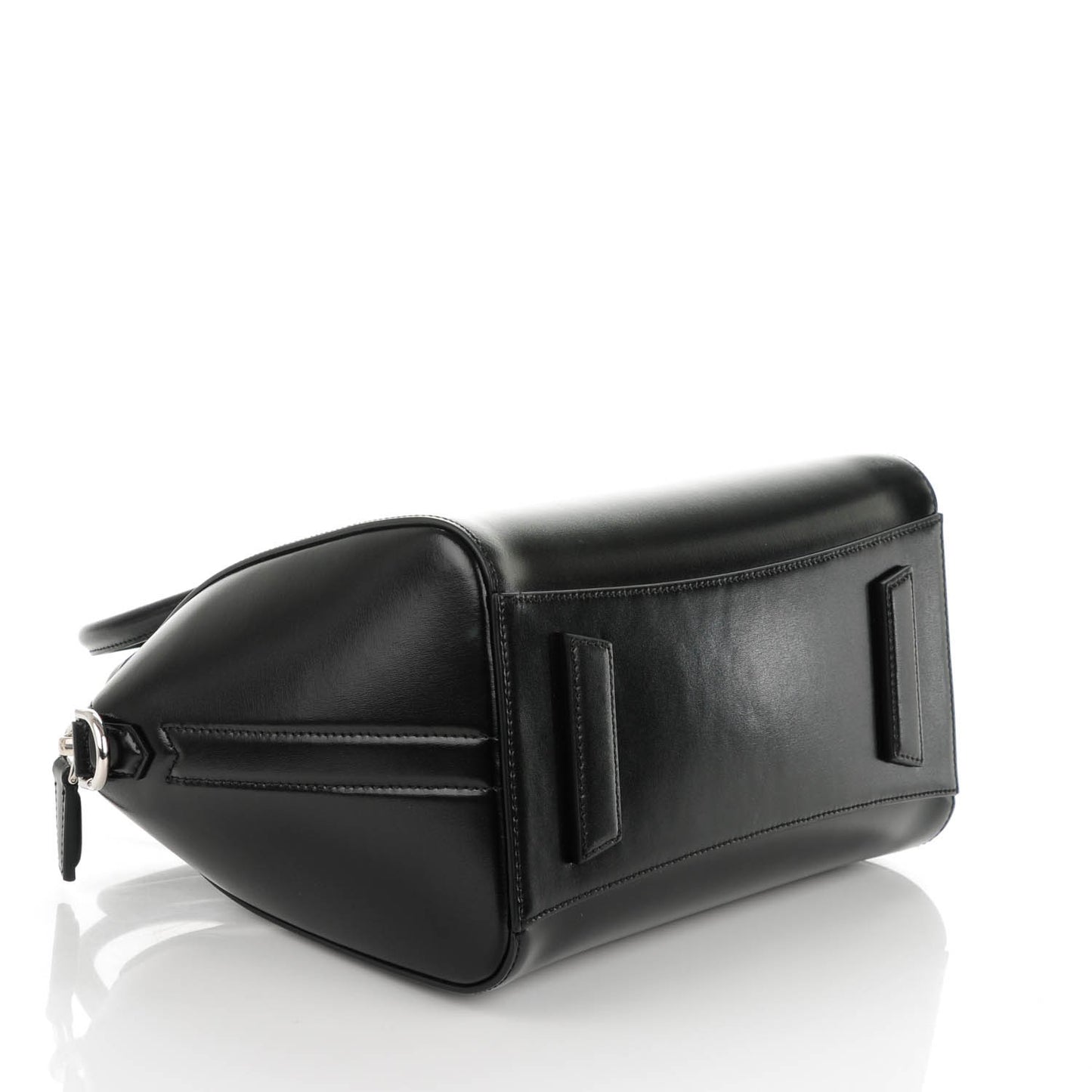 Shiny Lord Calfskin Small Antigona Black