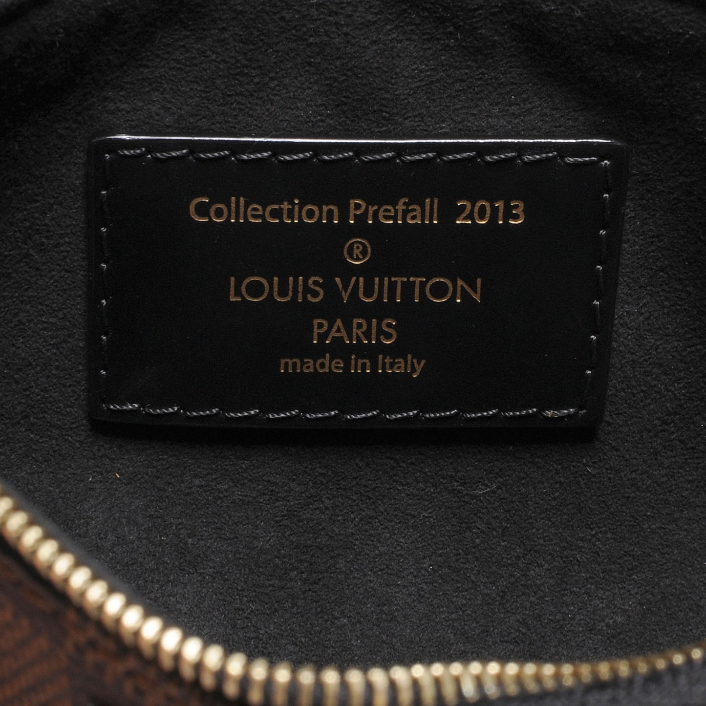 Damier Paillettes Mini Pochette Accessories Black