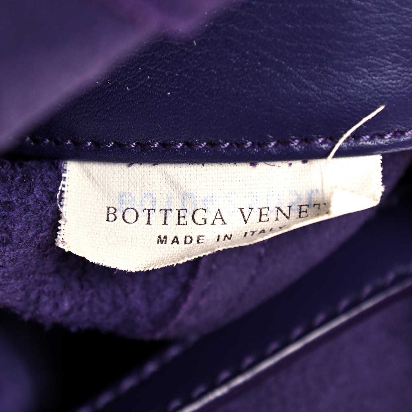 Calfskin Intrecciomirage Large Tote Purple