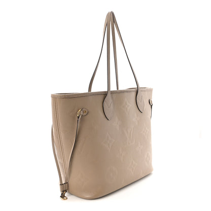 Louis Vuitton Empreinte Monogram Giant Neverfull MM Tourterelle 4 of 10
