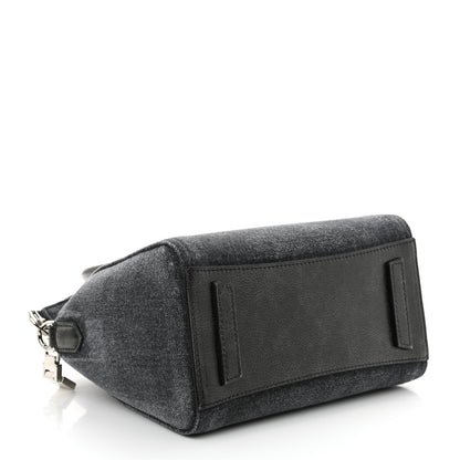 Givenchy Washed Denim Mini Antigona Shoulder Bag Black 4 of 13