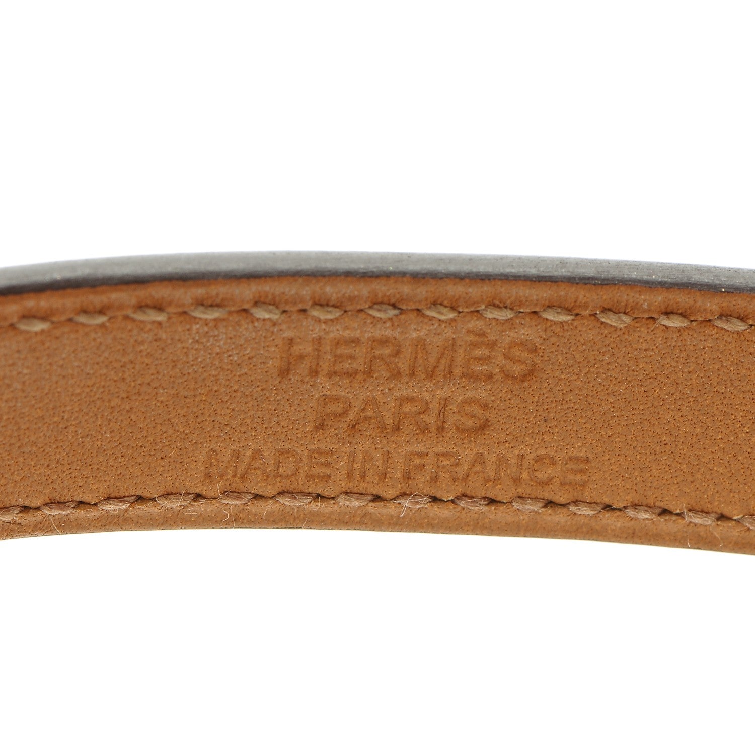 Hermes Tadelakt Kelly Double Tour Bracelet XS Etoupe 8 of 9