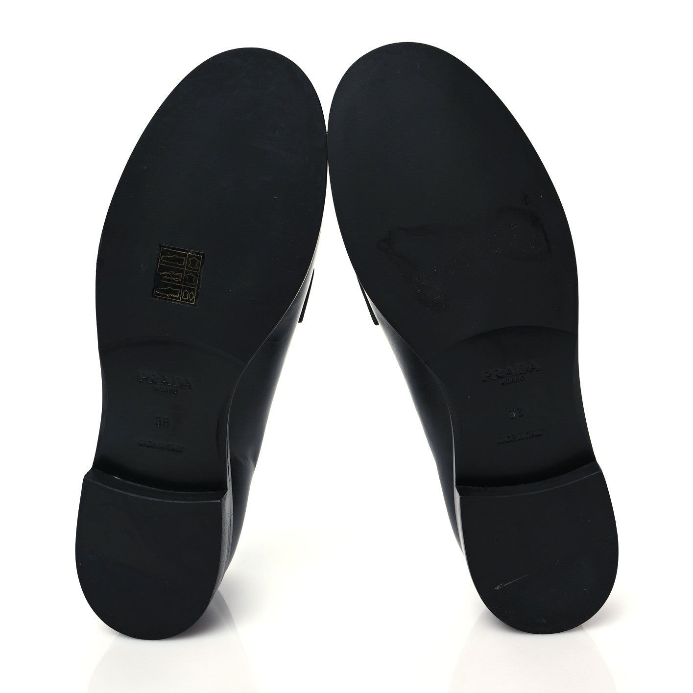Calfskin Loafers 38 Black