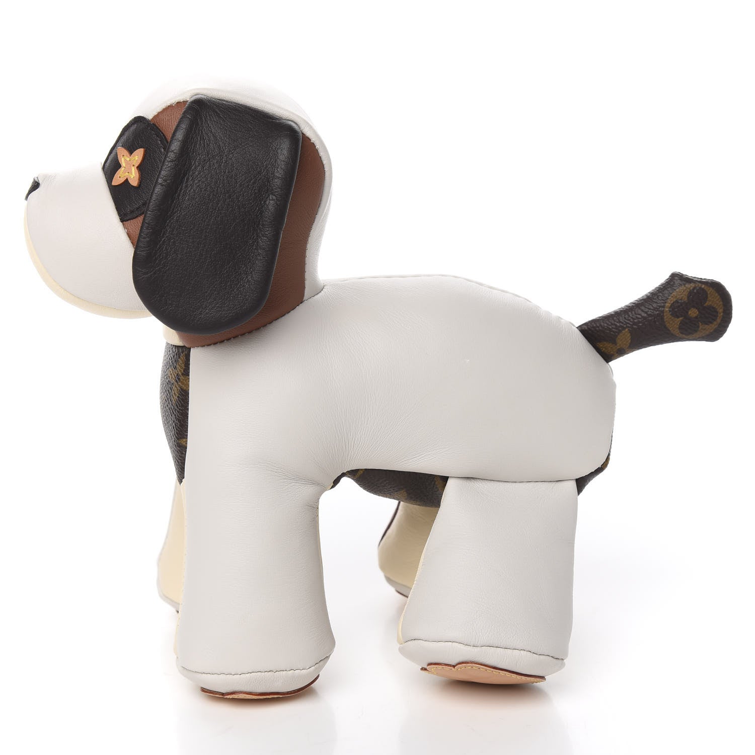Louis Vuitton Calfskin Monogram Doudou Oscar Dog Beige 2 of 8