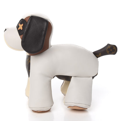 Louis Vuitton Calfskin Monogram Doudou Oscar Dog Beige 2 of 8