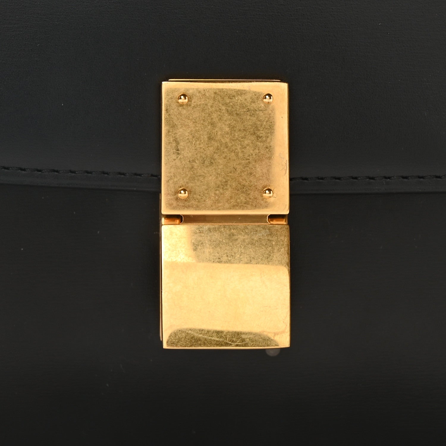 Celine Box Calfskin Teen Classic Box Flap Bag Black 6 of 8