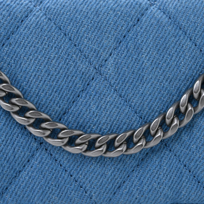 Chanel Denim Quilted Sweetheart Mini Flap Blue 8 of 10