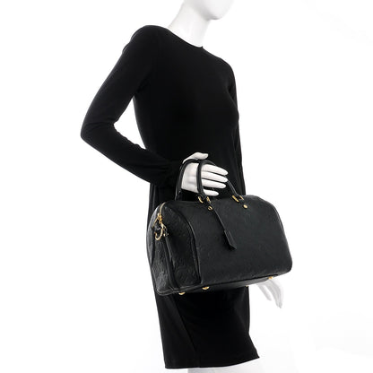 Louis Vuitton Empreinte Speedy Bandouliere 30 Black 2 of 8
