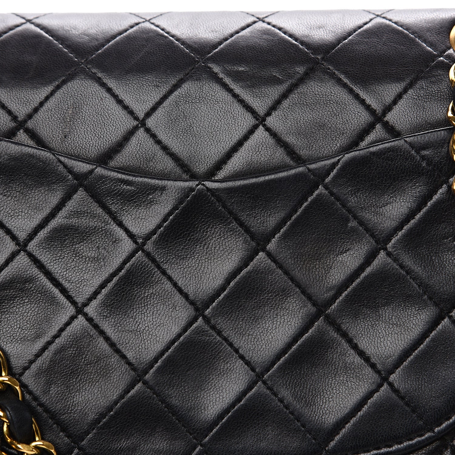 Chanel Lambskin Quilted Small Double Flap Black 11 of 16