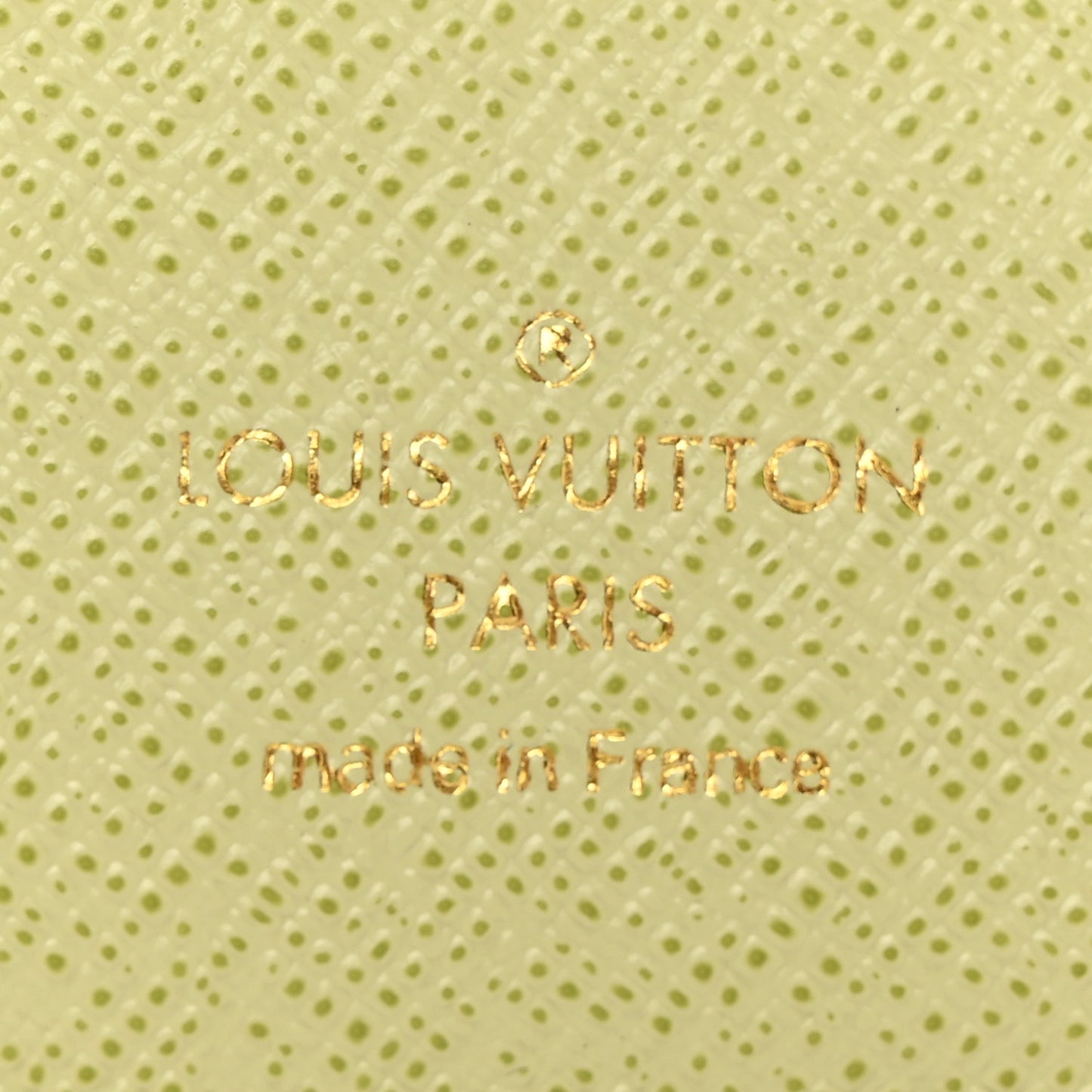 Monogram Lisa Wallet Light Green