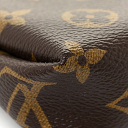 Louis Vuitton Monogram Pallas Clutch Black 13 of 14