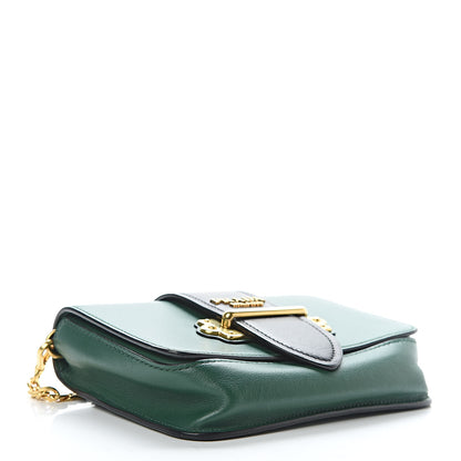 Prada City Calf Cahier Belt Bag Biliardo Black 4 of 9