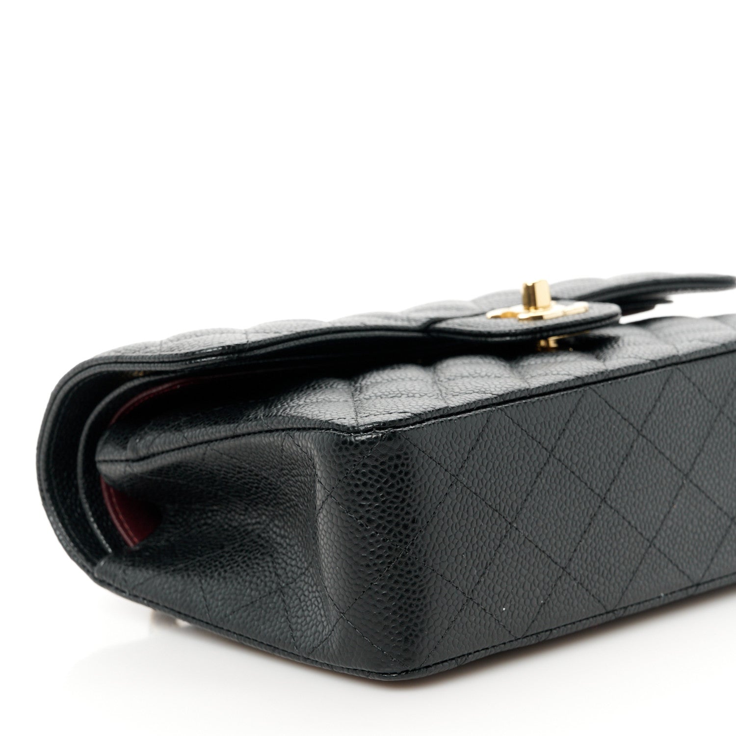 Chanel Caviar Quilted Small Double Flap Black 10 of 12