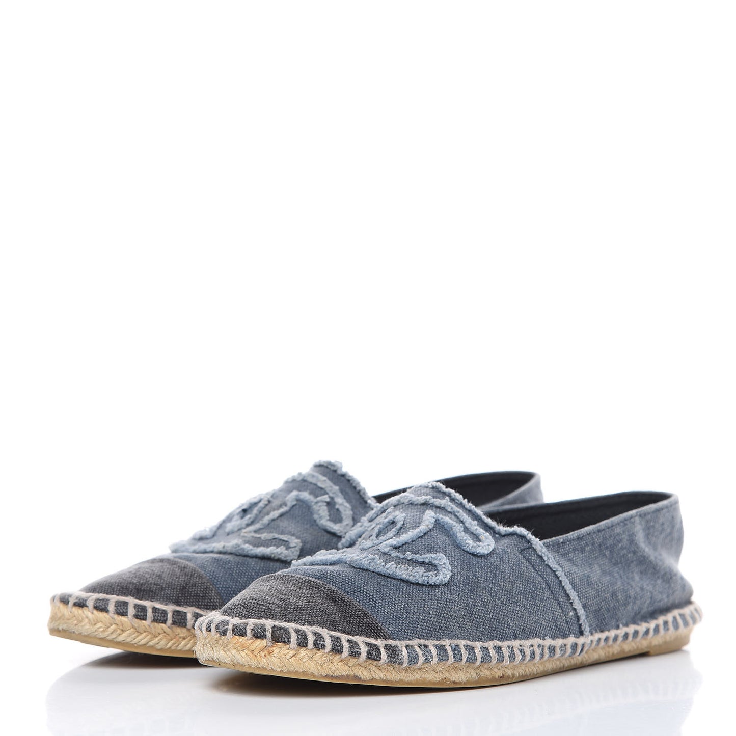 Toile CC Espadrilles 36 Navy Black