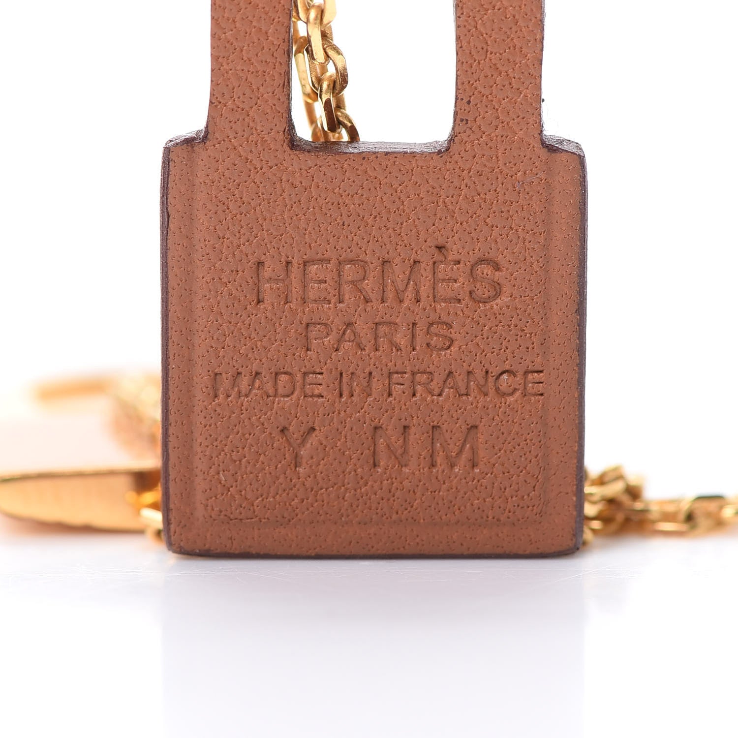Hermes Swift Small O'Kelly Pendant Necklace Gold 5 of 6