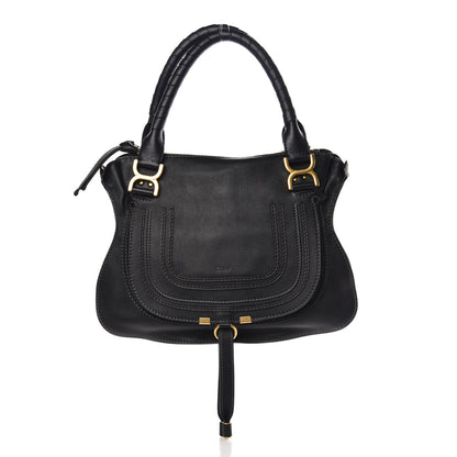 Chloe Calfskin Medium Marcie Satchel Black 1 of 10