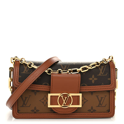 Louis Vuitton Reverse Monogram Dauphine Mini East West 1 of 9