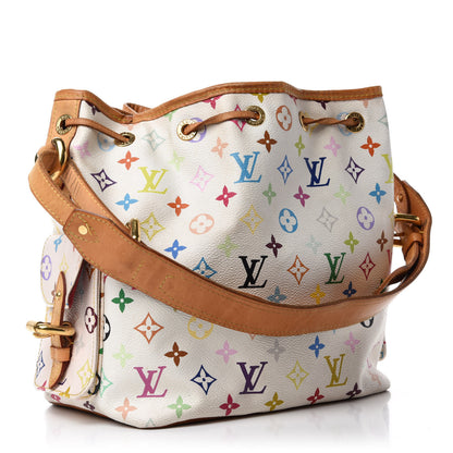 Louis Vuitton Monogram Multicolor Petit Noe White 3 of 15
