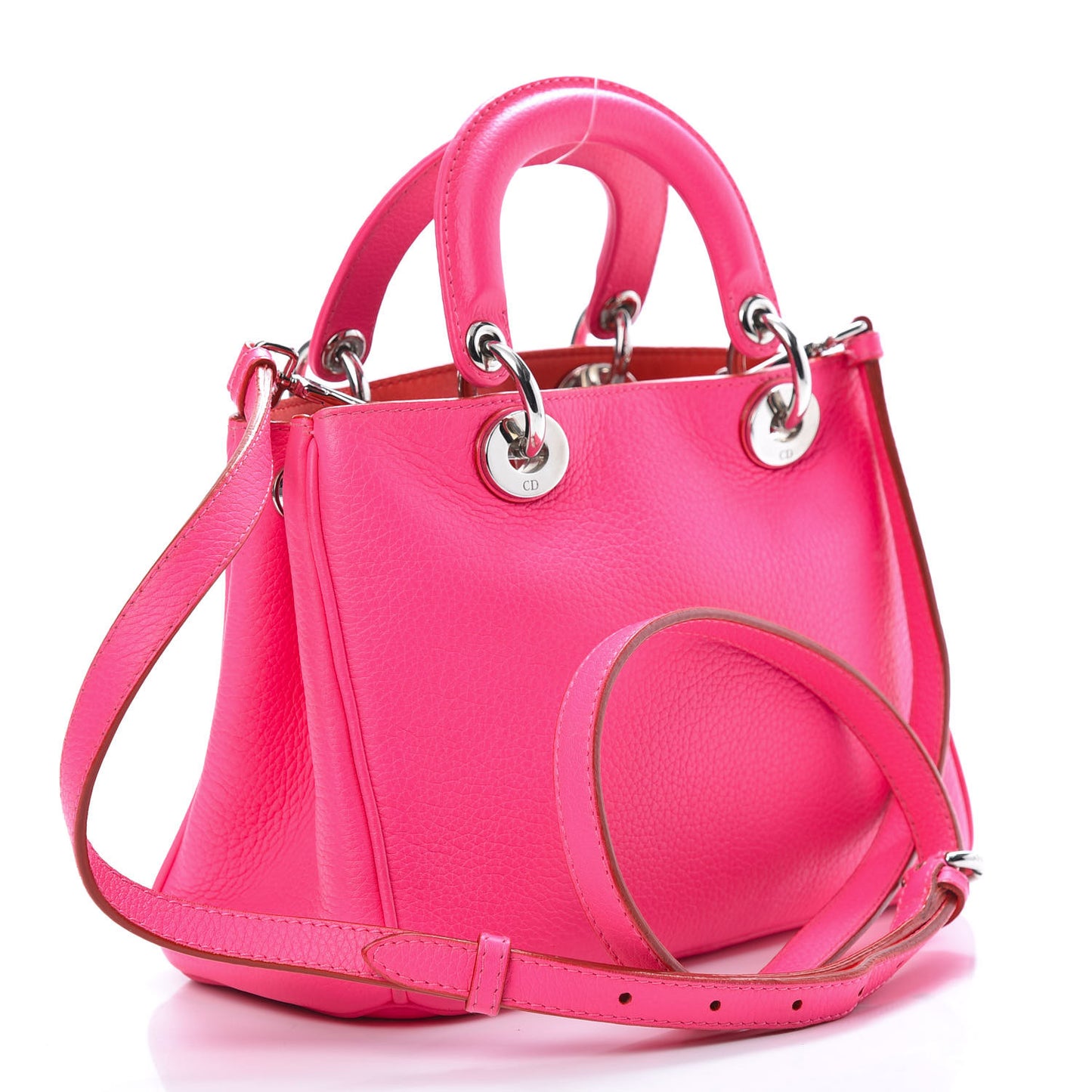 Calfskin Mini Diorissimo Tote Pink