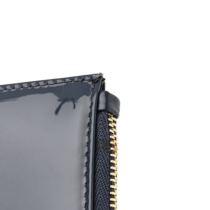 Christian Dior Patent Cannage Lady Dior Chain Wallet Denim 13 of 14