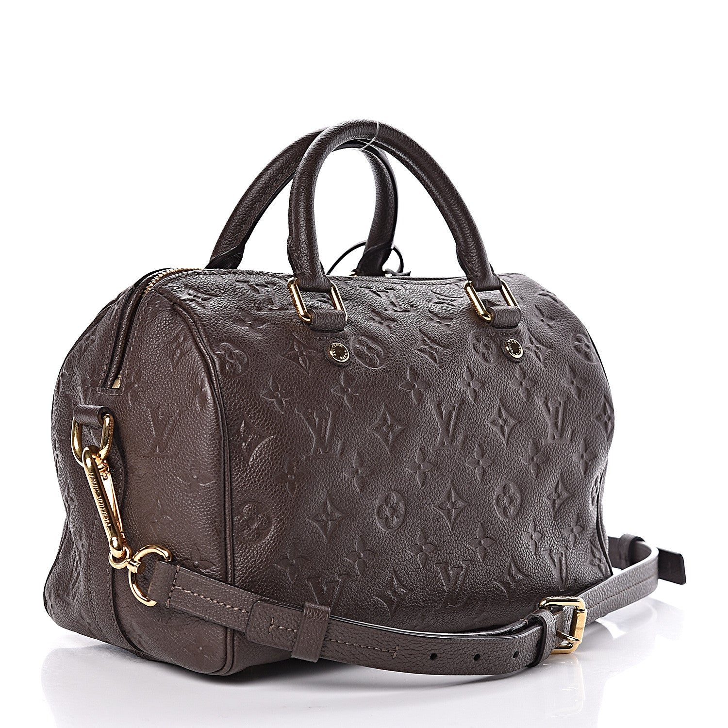 Louis Vuitton Empreinte Speedy Bandouliere 25 Chocolate 3 of 10