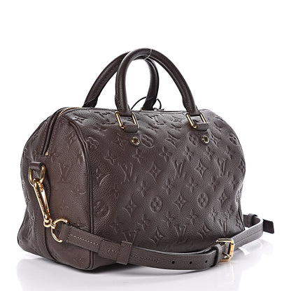 Louis Vuitton Empreinte Speedy Bandouliere 25 Chocolate 3 of 10