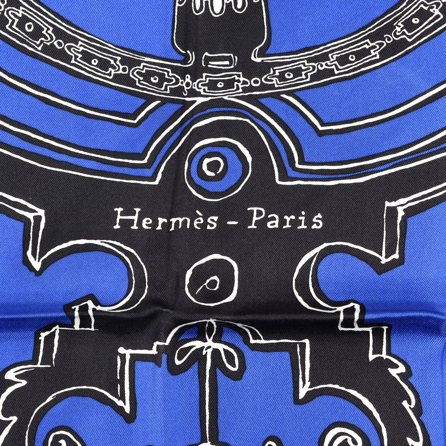 Hermes Silk Serio Ludere Scarf 90 3 of 4