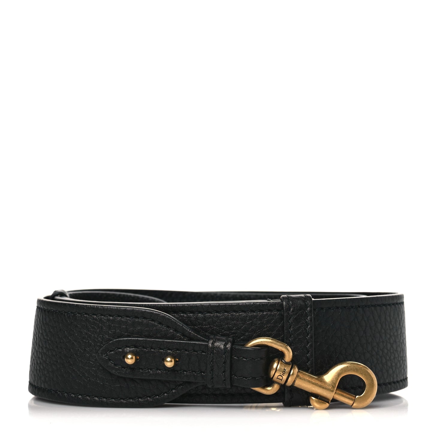 Calfskin J'Adior Shoulder Strap Black