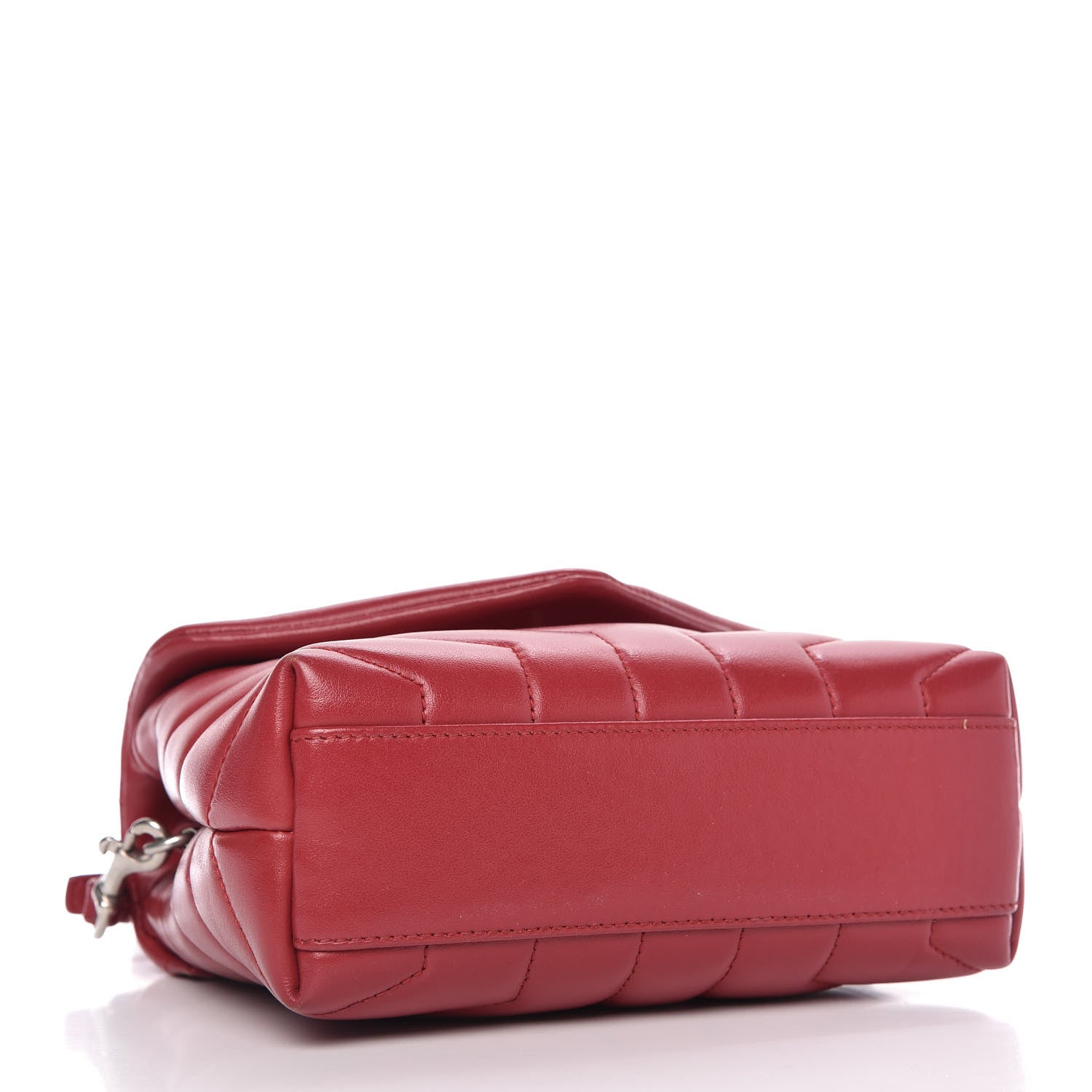 Saint Laurent Calfskin Y Quilted Monogram Toy Loulou Crossbody Bag New Lipstick 4 of 11