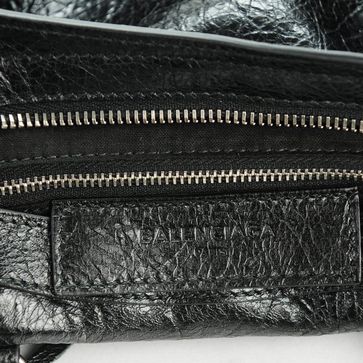 Agneau Classic Silver Hardware S City Black