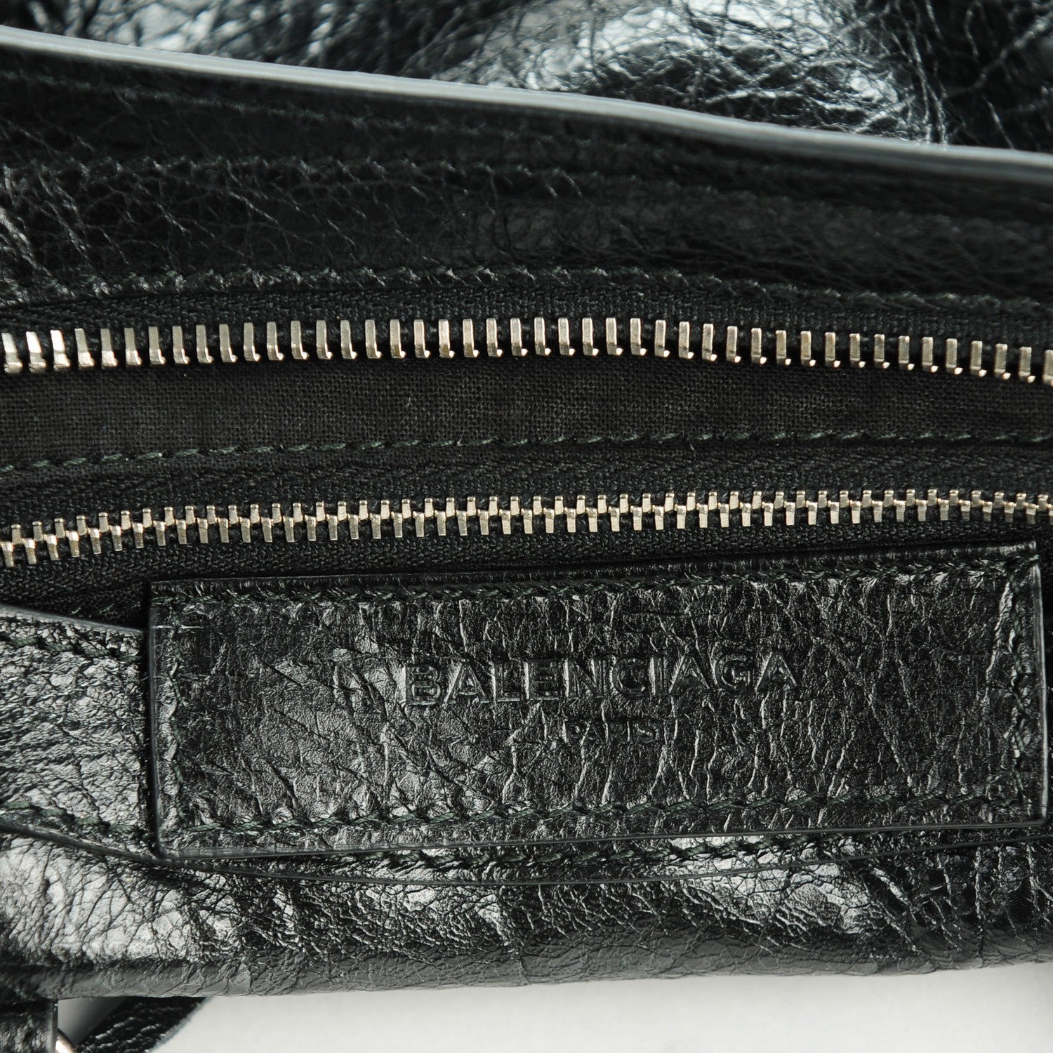 Balenciaga Agneau Classic Silver Hardware S City Black 7 of 8