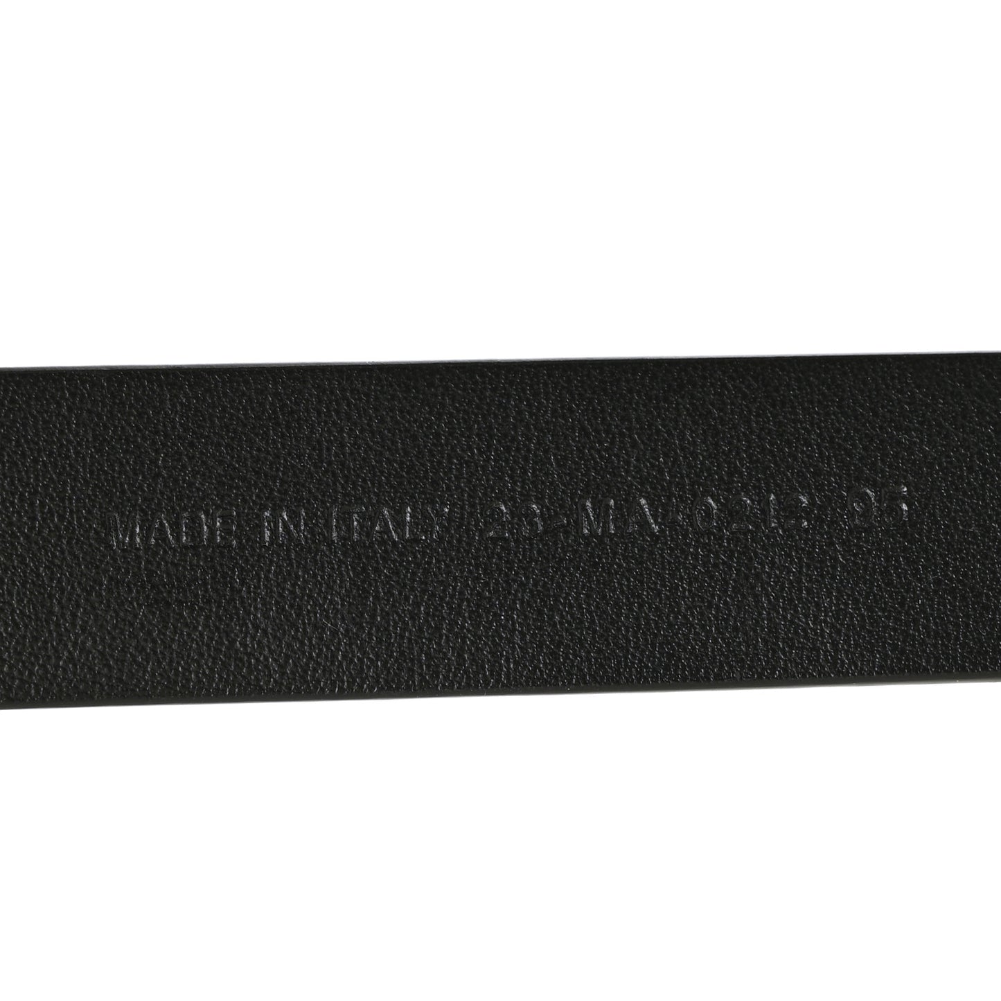 Calfskin CD Belt 95 Black