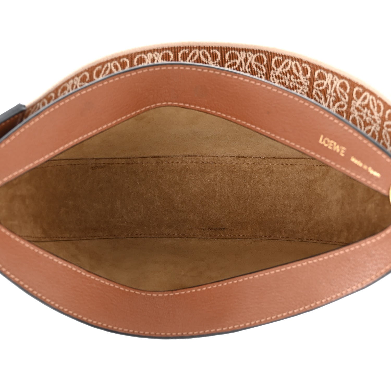 Loewe Satin Calfskin Jacquard Luna Bag Pecan 7 of 12