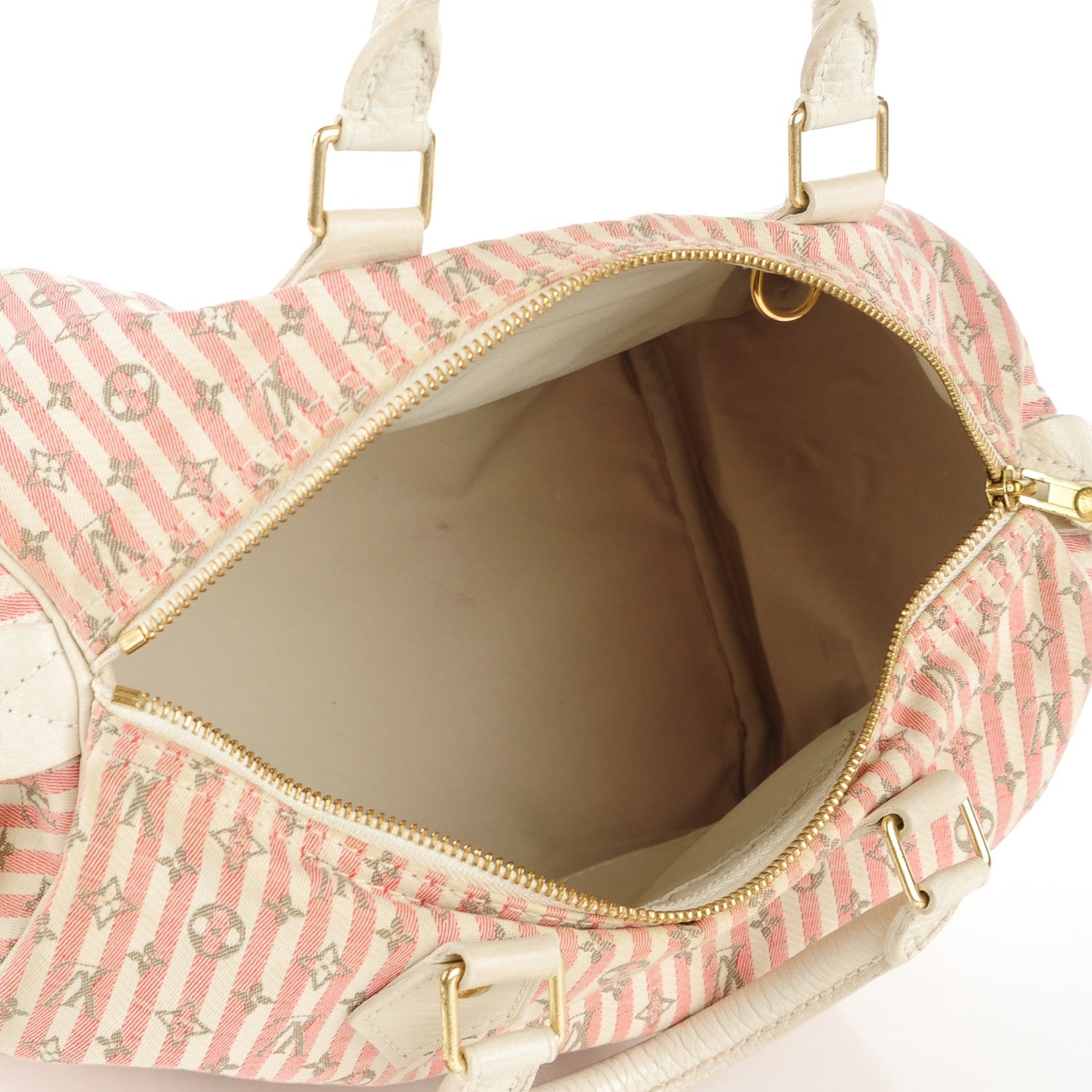 Louis Vuitton Mini Lin Croisette Speedy 30 Rouge 6 of 8
