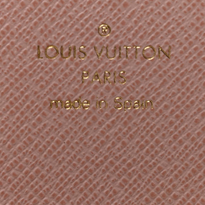 Louis Vuitton Damier Ebene Rosalie Coin Purse Rose Ballerine 6 of 6