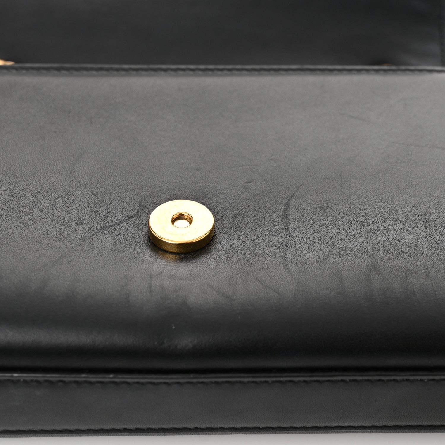 Saint Laurent Smooth Calfskin Small Classic Monogram Kate Tassel Satchel Black 11 of 11