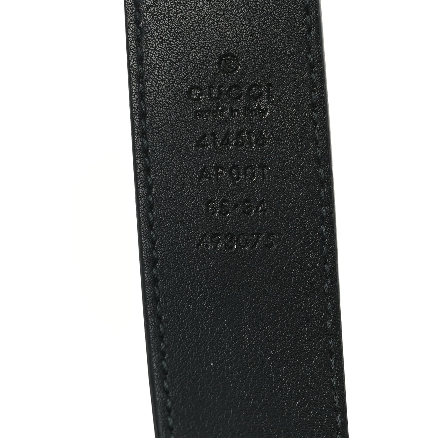 Calfskin Double G 30mm Belt 85 34 Black