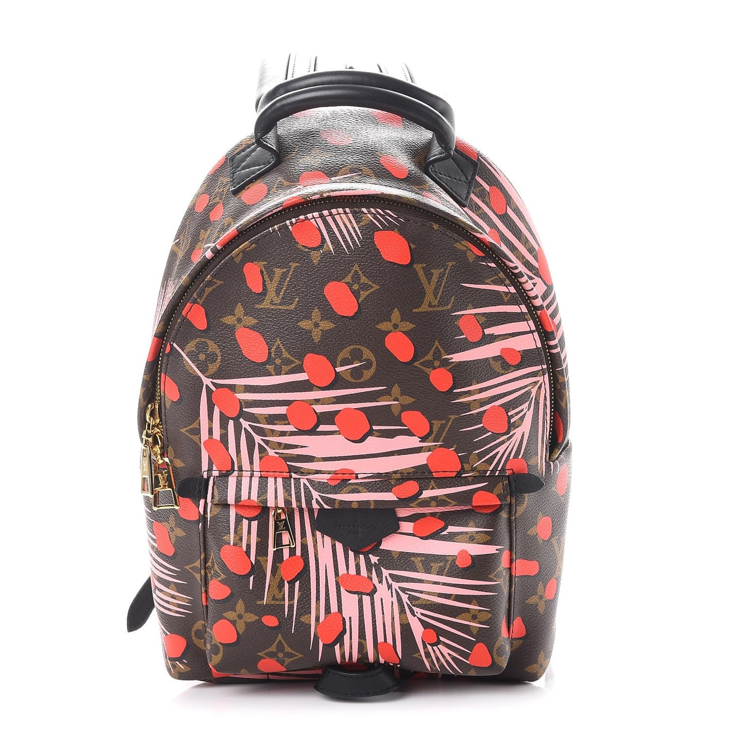 Monogram Jungle Dots Palm Springs Backpack PM Sugar Pink Poppy