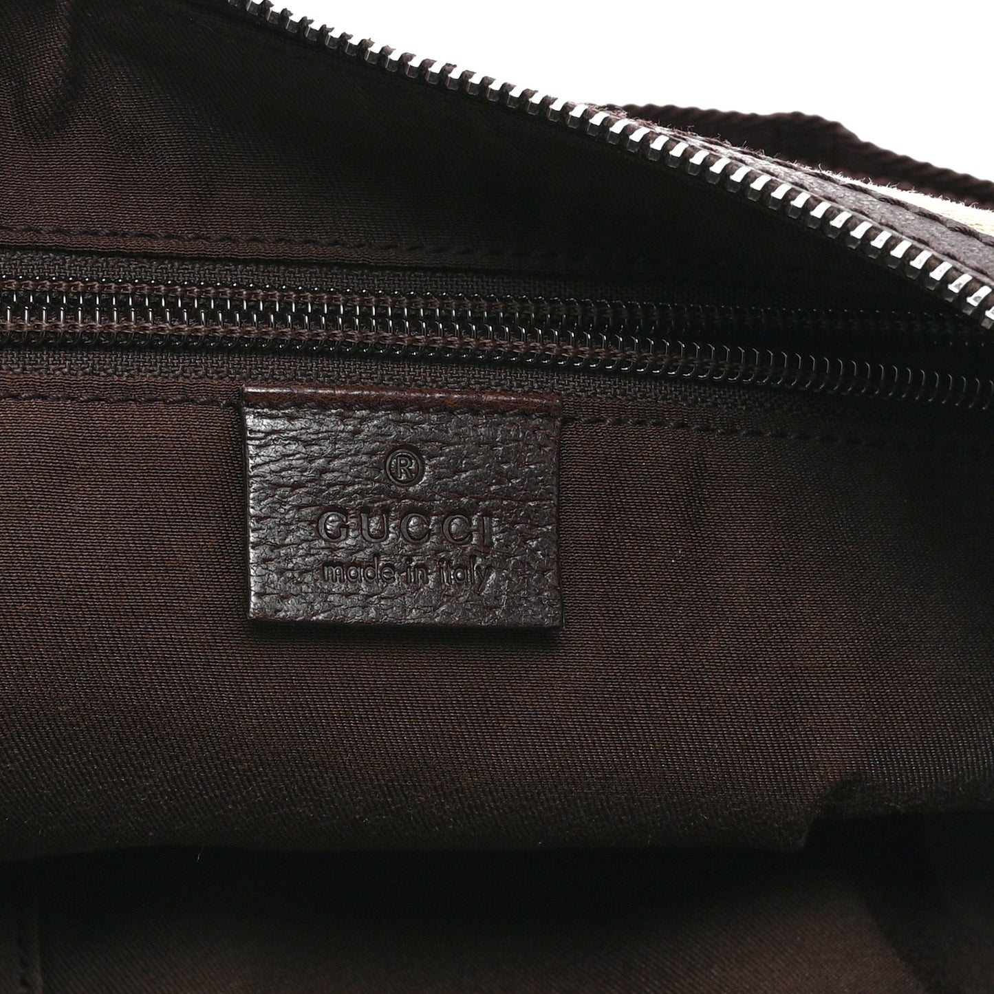 Monogram Medium Half Moon Hobo Dark Brown